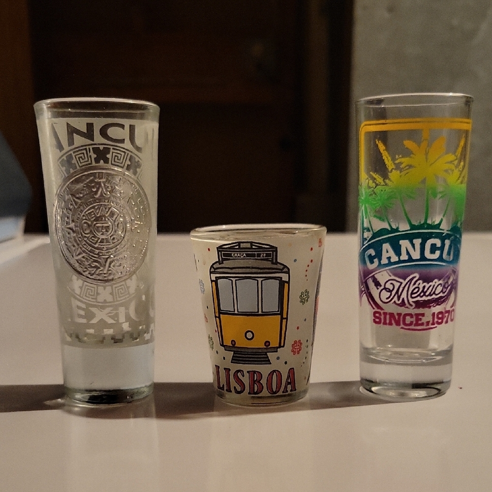 Lisboa and Cancun Shot Glass Set